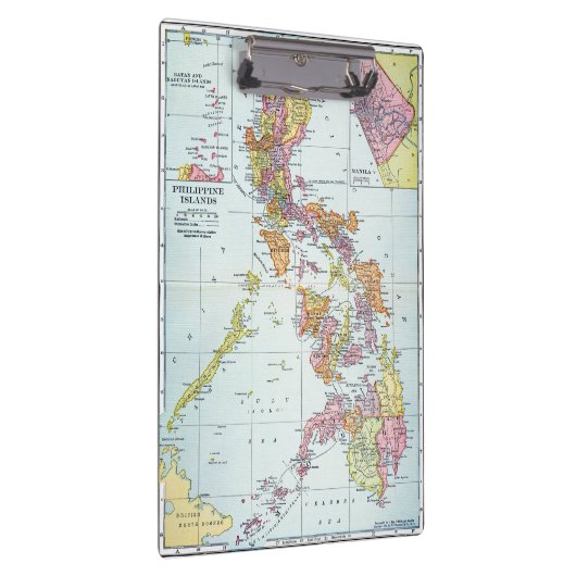 KARTE: PHILIPPINEN, 1905 KLEMMBRETT (Rechts)