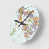 KARTE: PHILIPPINEN, 1905 RUNDE WANDUHR (Winkel)