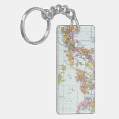 KARTE: PHILIPPINEN, 1905 SCHLÜSSELANHÄNGER (Vorderseite links)