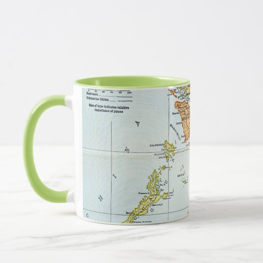 KARTE: PHILIPPINEN, 1905 TASSE (Links)