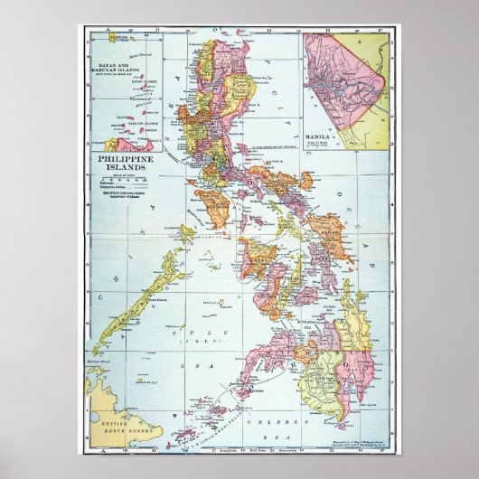 KARTE: PHILIPPINES, 1905 POSTER (Vorne)