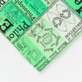 Karte Philosophie-der kleinen Fleece-Decke Fleecedecke (Ecke)