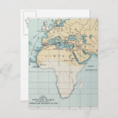 KARTE: PHOENIKANISCHES EMPIRE POSTKARTE (Vorne/Hinten)