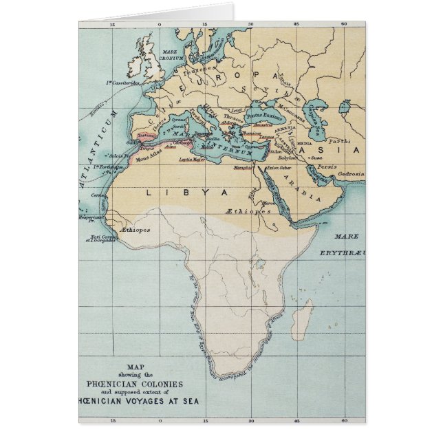 KARTE: PHÖNIZISCHES REICH (Vorne)