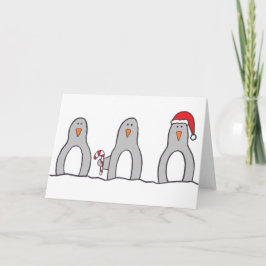 Karte "Pinguin Trio"