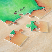 Karte Polens Puzzle (Seite)
