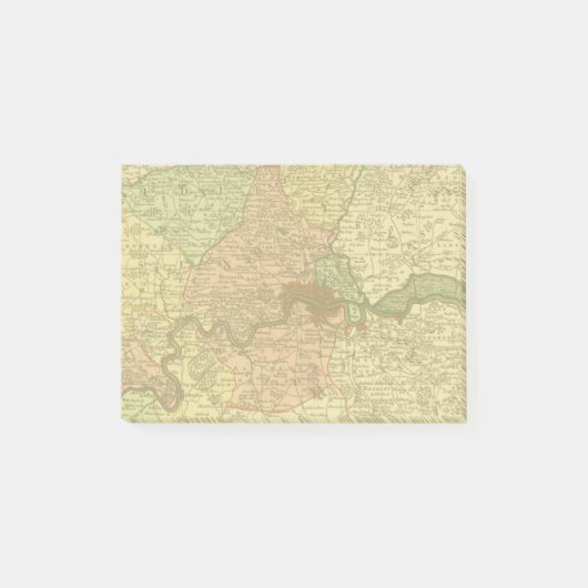 Karte Post-it Klebezettel (Vorderseite)