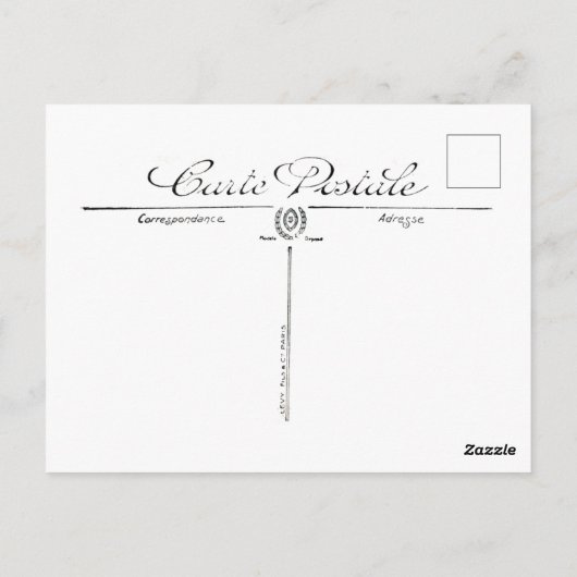 Karte Postale Bird Set 1 von 4 (Postmarkeneier) (Rückseite)