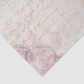 Karte Postale Bird unter Blume Gewebepapier Seidenpapier (Ausschnitt)