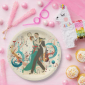 Karte Postale Papierplatte Pappteller (Party)