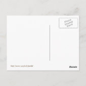 Karte postale tigre blanc (Rückseite)