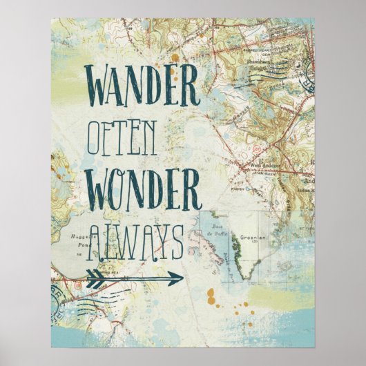 Karte Poster (Vorne)