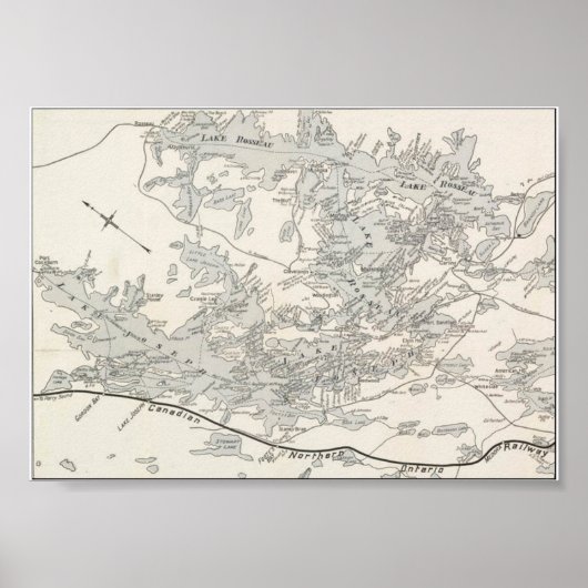 Karte Poster 1904 (Vorne)