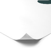 Karte Praslin Seychelles Poster (Ecke)