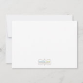 Karte Prinzessin-Birthday Party Thank You (Rückseite)