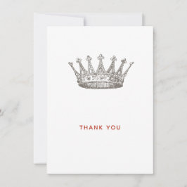 Karte Prinzessin-Tiara Crown Thank You