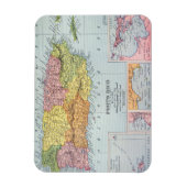 KARTE: PUERTO RICO, 1900 MAGNET (Vertikal)