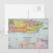 KARTE: PUERTO RICO, 1900 POSTKARTE (Vorne/Hinten)
