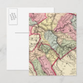 Karte Putnam, Kanawha, Boone Landkreis (Vorne/Hinten)