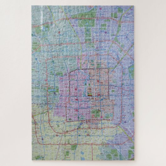 Karte Puzzle (Vertikal)