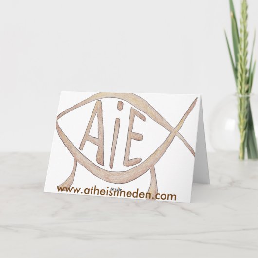 Karte "Radioactive Jesus" (Rückseite)