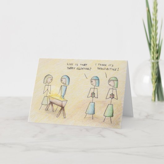 Karte "Radioactive Jesus" (Vorderseite)