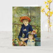 Karte Renoir Mutter Tages (Gelbe Blume)