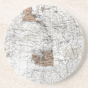 KARTE: RESERVIERUNGEN, 1888 GETRÄNKEUNTERSETZER