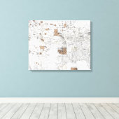 KARTE: RESERVIERUNGEN, 1888 LEINWANDDRUCK (Insitu (Holzboden))