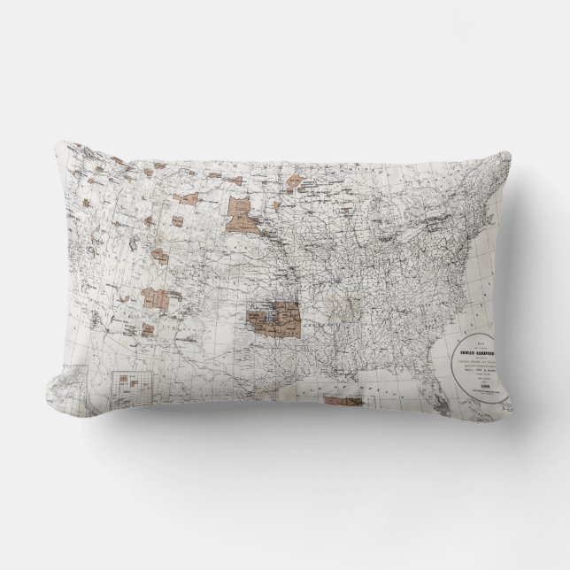 KARTE: RESERVIERUNGEN, 1888 LENDENKISSEN (Vorderseite)