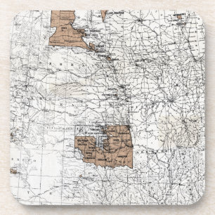 KARTE: RESERVIERUNGEN, 1888 UNTERSETZER