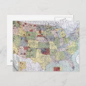 KARTE: RESERVIERUNGEN, 1892 POSTKARTE (Vorne/Hinten)