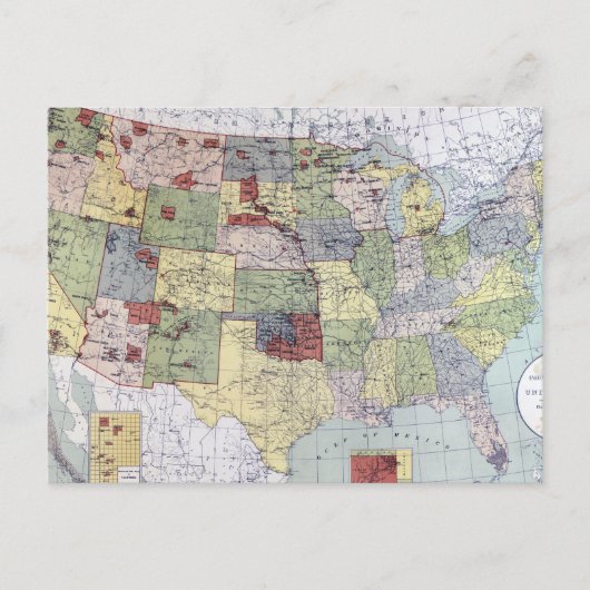 KARTE: RESERVIERUNGEN, 1892 POSTKARTE (Vorderseite)