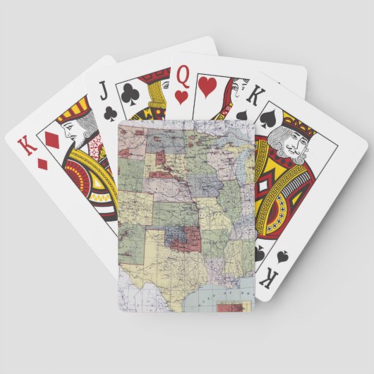 KARTE: RESERVIERUNGEN, 1892 SPIELKARTEN (Rückseite)