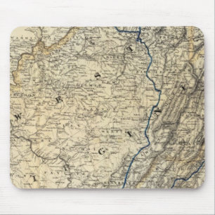 Karte Richmond und Louisville RR Mousepad