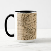 Karte Robinsons Crusoes der Welt Tasse (Links)