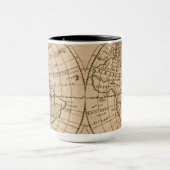 Karte Robinsons Crusoes der Welt Tasse (Zentrum)