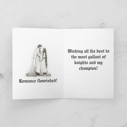 Karte "Romance Geblüht" (Innenseite)