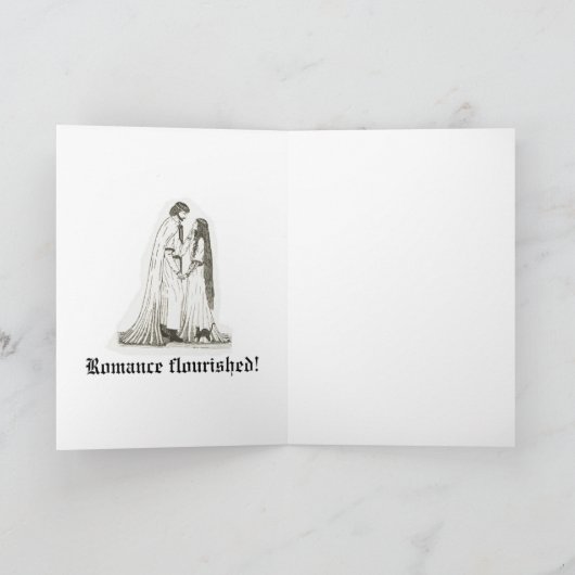 Karte "Romance Geblüht" (Innenseite)