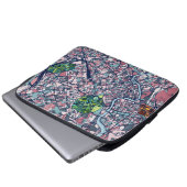 Karte Roms Italien Laptopschutzhülle (Vorne Knopf)