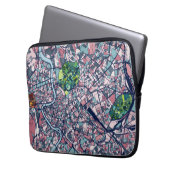 Karte Roms Italien Laptopschutzhülle (Vorderseite Links)