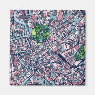 Karte Roms Italien Magnet