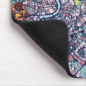 Karte Roms Italien Mousepad (Ecke)