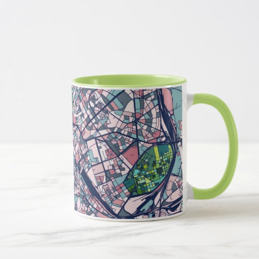 Karte Roms Italien Tasse (Rechts)