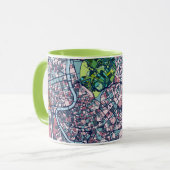 Karte Roms Italien Tasse (Vorderseite Links)