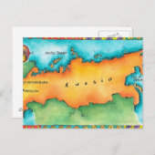 Karte Russlands (Vorne/Hinten)