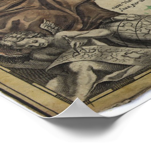 Karte Russlands (1704) Poster (Ecke)