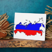 Karte Russlands Fotoplatte (Seite)