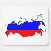 Karte Russlands Mousepad (Vorne)
