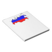 Karte Russlands Notizblock (angewinkelt)